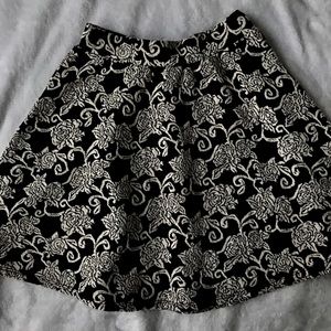 Adorable floral skater skirt